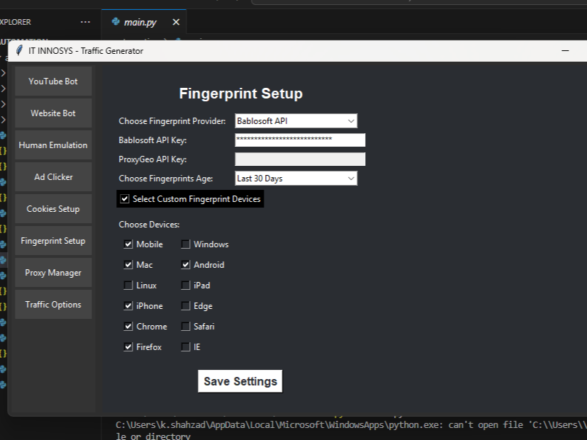 Python Automation Bot